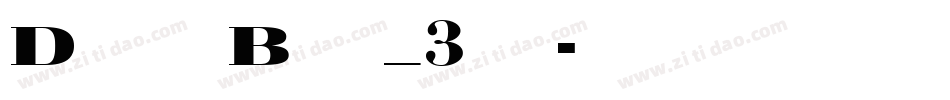 Didot Bold_3手机版字体转换